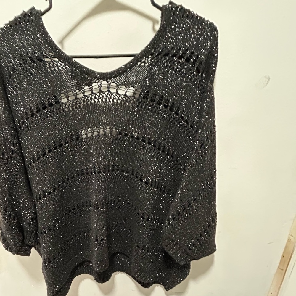 Express Elegant Black Knit Sweater